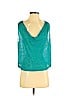 Alice + Olivia Blue Sleeveless Blouse Size S - photo 1