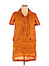 Maeve 100% Linen Orange Casual Dress Size 17 - photo 1