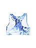 Justice Floral Blue Active Top Size 10 - photo 2