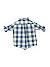 Janie and Jack Checkered-gingham Blue Long Sleeve Button-Down Shirt Size 3 - photo 2