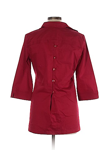 Foxcroft 3/4 Sleeve Button-Down Shirt (view 2)