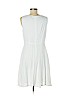 Nicole Miller 100% Rayon White Casual Dress Size 6 - photo 2