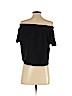 Topshop Black Short Sleeve Blouse Size 2 - photo 2