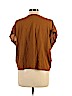 Zara Brown Short Sleeve Top Size L - photo 2