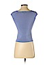 Ann Taylor LOFT Blue Short Sleeve Silk Top Size XS (petite) - photo 2