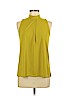Ann Taylor Factory 100% Polyester Green Sleeveless Top Size M (petite) - photo 1