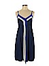 INC International Concepts Blue Casual Dress Size L (petite) - photo 1