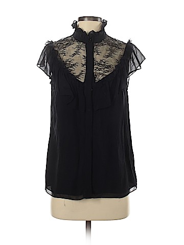 Alice & Trixie Short Sleeve Silk Top (view 1)