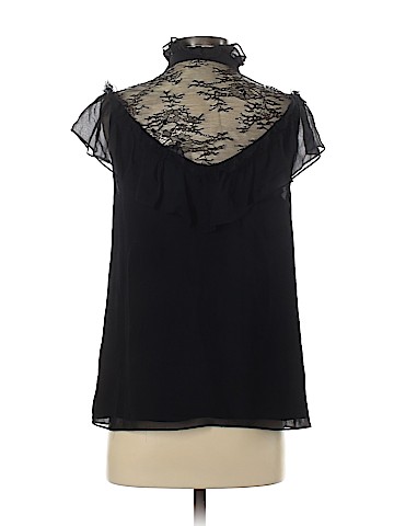 Alice & Trixie Short Sleeve Silk Top (view 2)