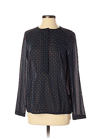 Brunello Cucinelli Long Sleeve Silk Top (view 1)