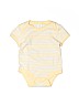 Baby Gap 100% Cotton Ivory Short Sleeve Onesie Size Newborn - photo 1