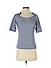 Ann Taylor LOFT Blue Short Sleeve T-Shirt Size XS - photo 1
