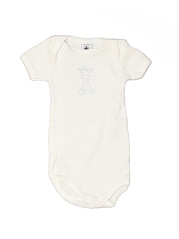Petit Bateau Short Sleeve Onesie (view 1)