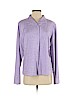 Eileen Fisher 100% Cotton Purple Jacket Size M - photo 1