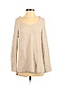 Eileen Fisher 100% Cotton Tan Pullover Hoodie Size S - photo 1