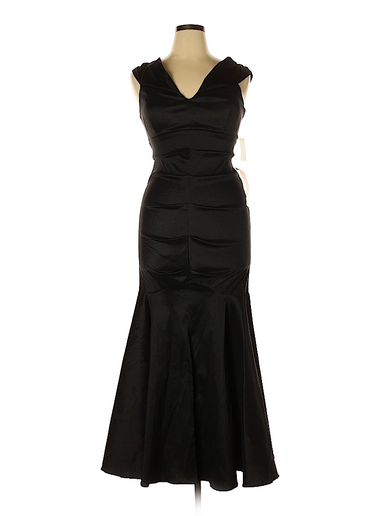 R&M Richards Black Cocktail Dress Size 14 (petite) - photo 1
