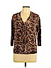 Talbots Brown 3/4 Sleeve Silk Top Size 1X (petite) - photo 1