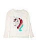 Gap Kids 100% Cotton White Long Sleeve T-Shirt Size XL (kids) - photo 1