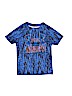 Heat Gear by Under Armour Print Blue Active T-Shirt Size 4 - photo 1