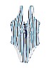 Splendid Blue One Piece Swimsuit Size M - photo 1
