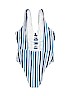 Splendid Blue One Piece Swimsuit Size M - photo 2
