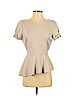 Elie Tahari Ivory Short Sleeve Top Size S - photo 1