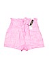 Milly 100% Linen Pink Shorts Size P (petite) - photo 1