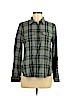 Madewell 100% Cotton Green Long Sleeve Blouse Size M - photo 1