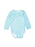Carter's 100% Cotton Blue Long Sleeve Onesie 12-18 MO / 18 MO - photo 1
