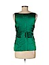 Robert Rodriguez 100% Silk Green Sleeveless Silk Top Size 8 - photo 2