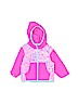 The North Face 100% Polyester Print Pink Fleece Jacket Size 3-6 mo - photo 1
