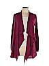 Eileen Fisher 100% Wool Purple Wool Cardigan Size L (petite) - photo 1