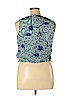 a.n.a. A New Approach 100% Rayon Blue Sleeveless Blouse Size XL (petite) - photo 2
