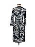 Diane von Furstenberg 100% Silk Blue Casual Dress Size 6 - photo 2