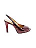 Tahari Burgundy Heels Size 7 1/2 - photo 1