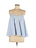 Caroline Constas 100% Cotton Blue Tube Top Size M - photo 1