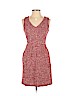 J.Crew 100% Polyester Red Casual Dress Size 0 (petite) - photo 1
