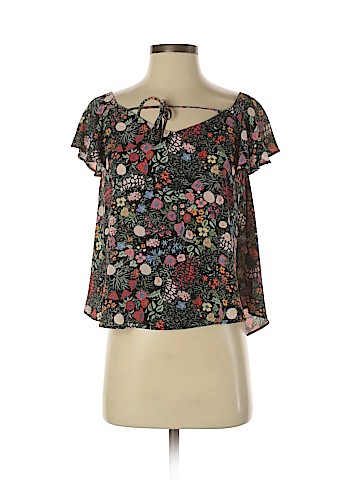 Topshop Short Sleeve Blouse (view 1)