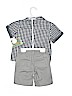 Z Boys Wear Checkered-gingham Blue Short Sleeve Polo Size 2T - photo 2