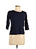 New Directions 100% Cotton Blue 3/4 Sleeve T-Shirt Size M (petite) - photo 1