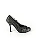 Wild Diva Black Heels Size 8 1/2 - photo 1