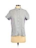 J.jill Gray Short Sleeve Button-Down Shirt Size XS (petite) - photo 1