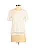 Ann Taylor LOFT White Short Sleeve Top Size S (petite) - photo 1