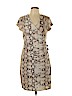 Jennifer Lopez 100% Polyester Tan Casual Dress Size L - photo 1