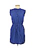 Ann Taylor LOFT 100% Rayon Blue Casual Dress Size L (petite) - photo 1