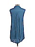 ​A​ila Blue 100% Rayon Blue Sleeveless Blouse Size S - photo 2