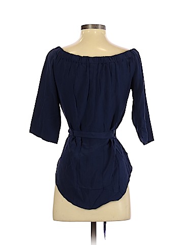 Whistles Short Sleeve Silk Top (view 2)