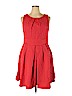 Eliza J Red Casual Dress Size 16 - photo 1