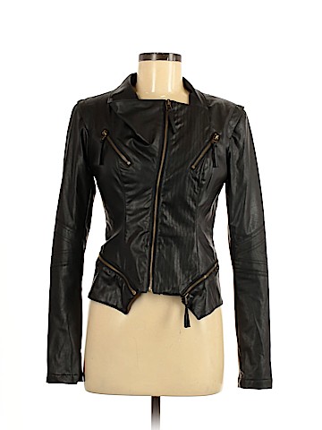 Double Zero Faux Leather Jacket (view 1)