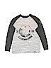 Hurley 100% Polyester Gray Long Sleeve T-Shirt Size L (youth) - photo 1